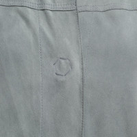 Riani Leather jacket in grey / blue