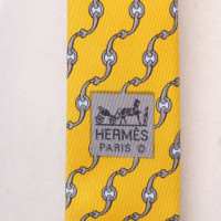 Hermès Krawatte in Gelb