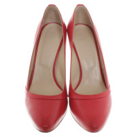 Navyboot pumps in red