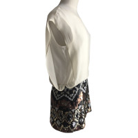 Parker Silk dress with sequin trim