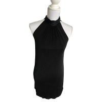 Massimo Dutti Kleid aus Viskose in Schwarz