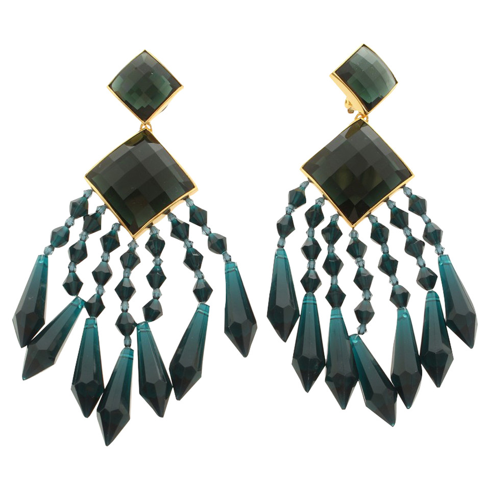 Balmain X H&M Earring in Green