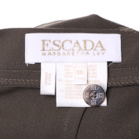 Escada Pantalon en olive