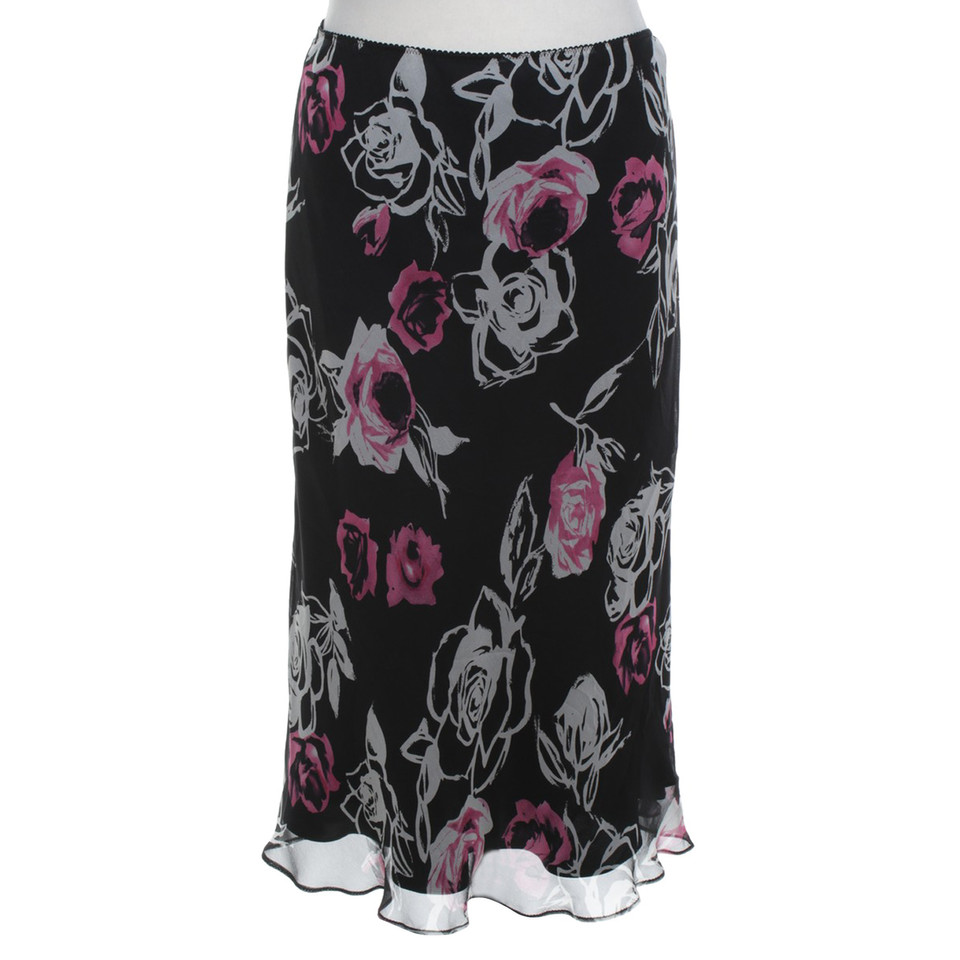 Hobbs Silk skirt with print