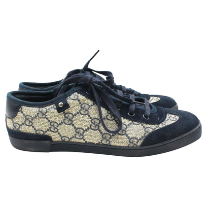 Gucci Sneakers Canvas in Blauw