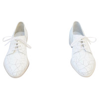 Robert Clergerie Lace-up shoes Patent leather in White