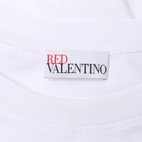 Red Valentino Chemise en blanc / noir