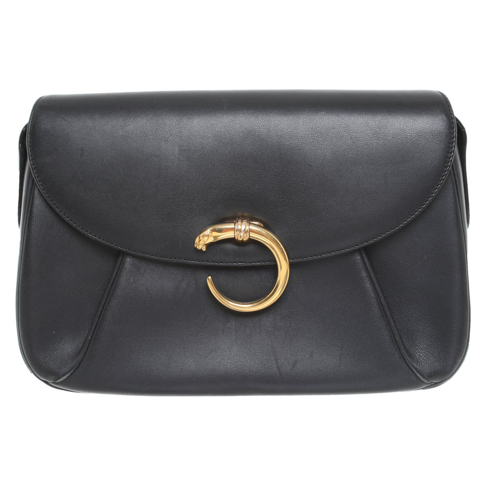 Cartier Handbag Leather in Black