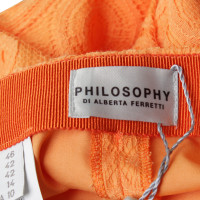 Philosophy Di Alberta Ferretti skirt in Orange lace