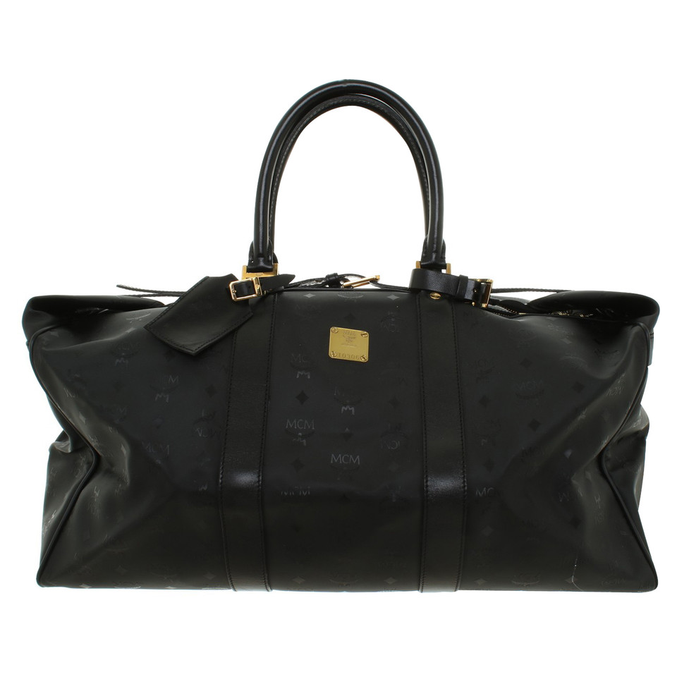 Mcm Weekender Bag in Black
