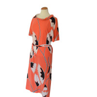 Diane Von Furstenberg Kleid aus Seide in Orange