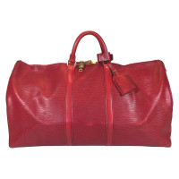 Louis Vuitton Keepall 55 in Red
