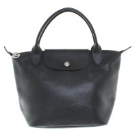 Longchamp sac à main en cuir noir