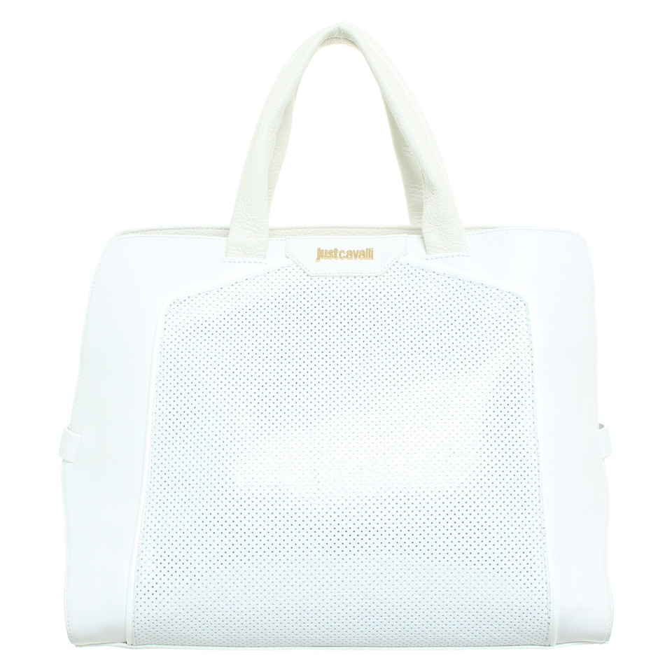 Just Cavalli Handbag in white