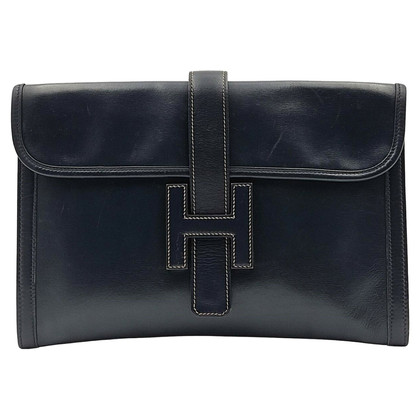 Hermès Jige Leather in Blue