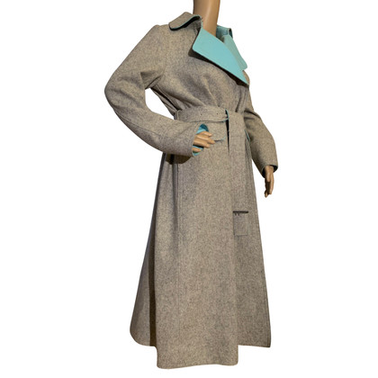 Sacai Sacai Luck belted wool-blend coat