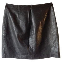 3.1 Phillip Lim Mini-jupe en cuir noir