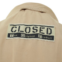 Closed Leren jas in beige