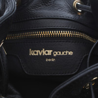 Kaviar Gauche "Le Mini Sac Stardust" in zwart