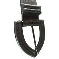 Yves Saint Laurent Black leather belt