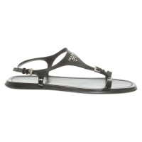 Prada Sandals Patent leather in Black