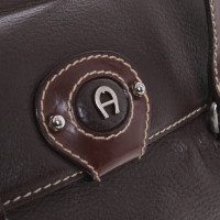 Aigner Handbag Leather in Brown