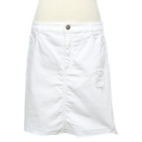 Marc Cain Jupe en Denim en Blanc