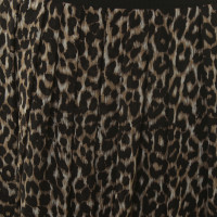 Paule Ka Jupe plissée avec imprimé léopard