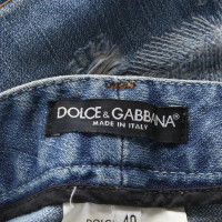 Dolce & Gabbana Rok Katoen in Blauw