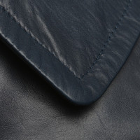 Jil Sander Leather jacket in dark blue