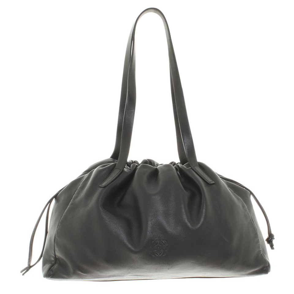 Loewe sac noir en cuir