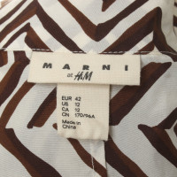 Marni For H&M Silk dress with pattern