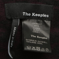 The Kooples sciarpa di lana a melanzane