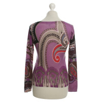 Etro top with colorful patterns