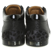 Jimmy Choo Chaussures de sport avec motif léopard