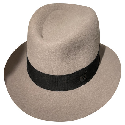 Michelle Mason Hut/Mütze aus Wolle in Grau