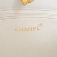 Chanel Handtas Leer in Wit