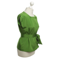 Tara Jarmon Silk Top in Green