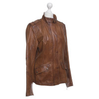 Belstaff Leather Jacket in Bruin