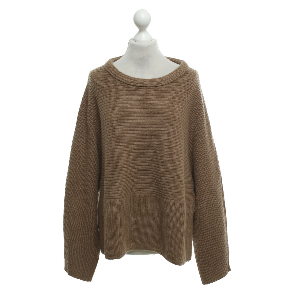 Windsor Cognac-colored cashmere sweater