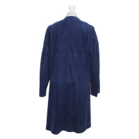Etro Veste/Manteau en Cuir en Bleu
