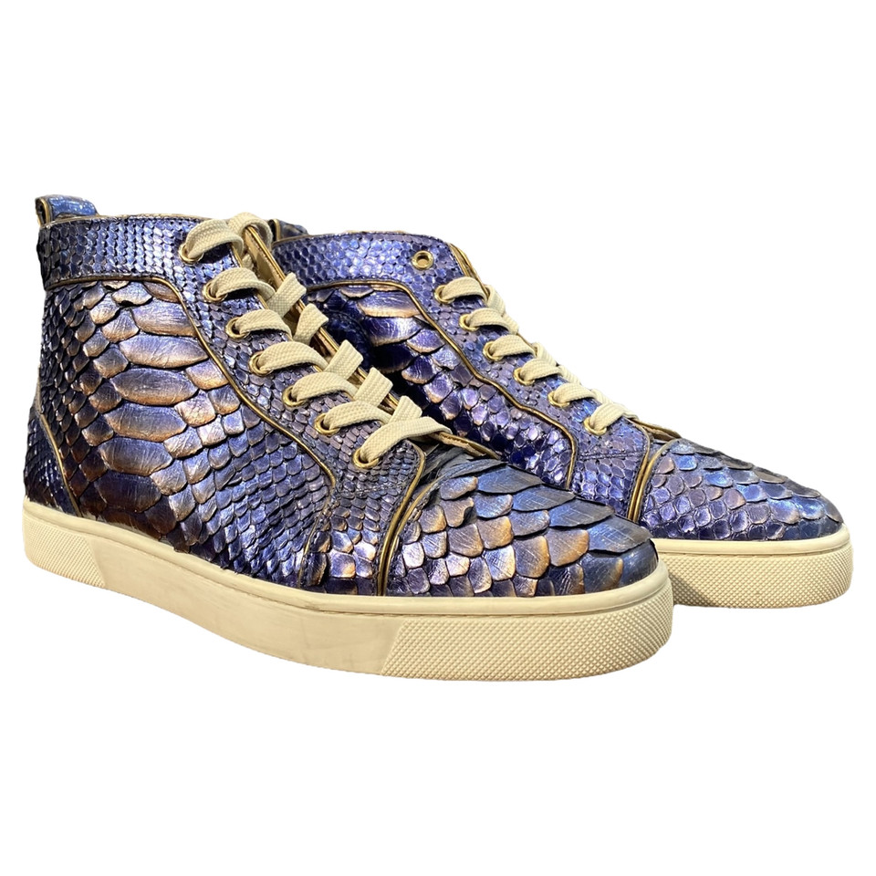 Christian Louboutin Trainers Leather in Blue