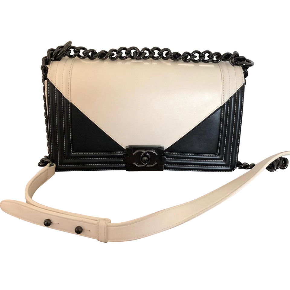 Chanel Boy Bag Leather in White