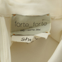 Forte Forte Blusen-Shirt in Creme