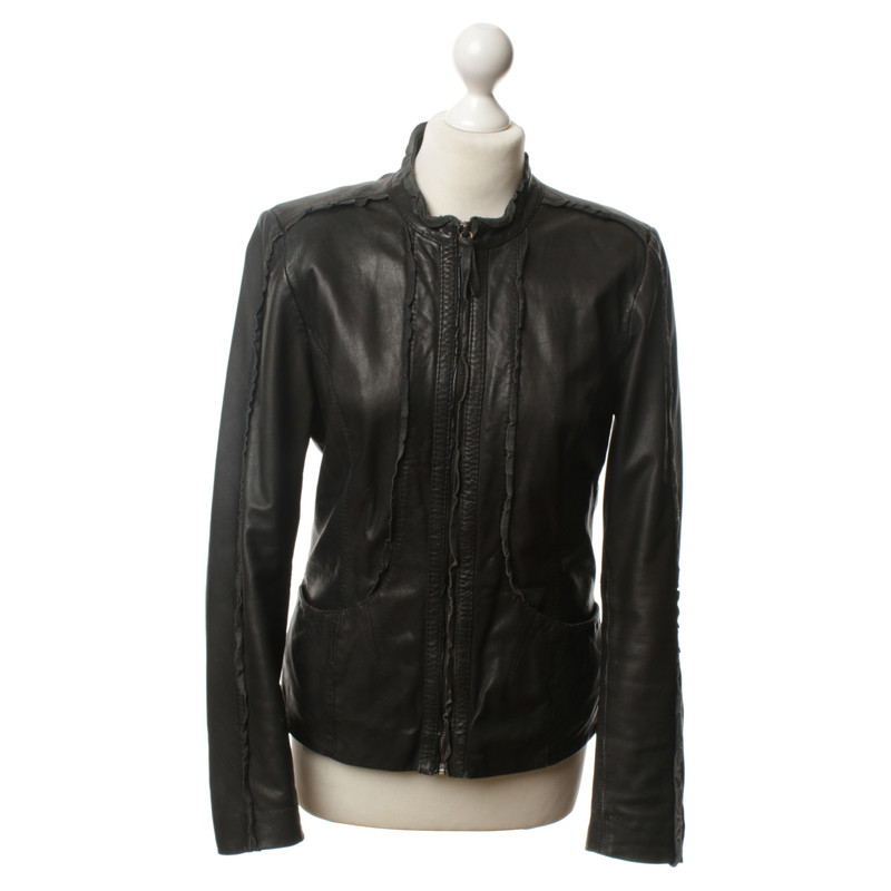 Oakwood Leather jacket in black
