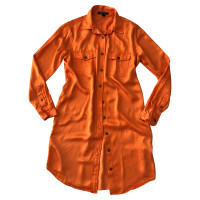 Ralph Lauren Kleid aus Viskose in Orange