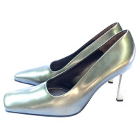 Sergio Rossi Pumps/Peeptoes Leather in Grey