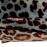 Dolce & Gabbana Echarpe/Foulard en Cachemire en Turquoise