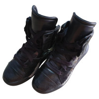 Yohji Yamamoto Trainers Leather in Black