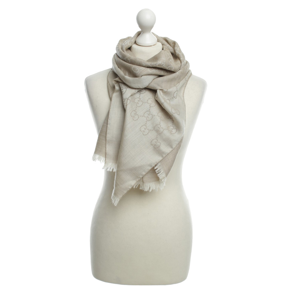 Gucci Fine scarf in beige